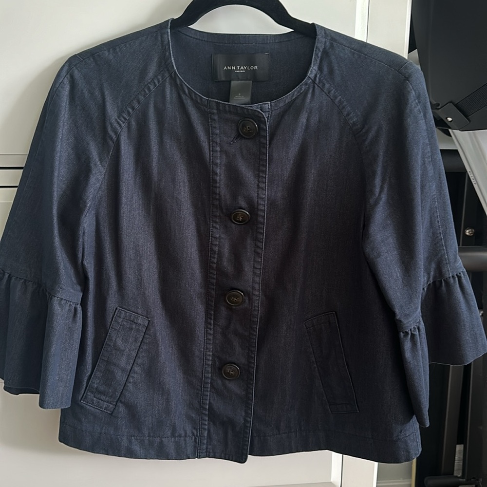 Denim blazer